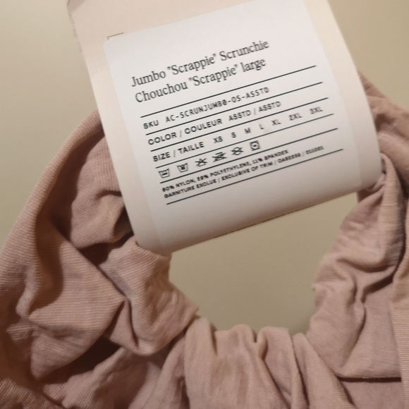 Sheertex Jumbo Scrappie Scrunchie Chouchou Large in Light Pink Nude Colour - Picture 9 of 9